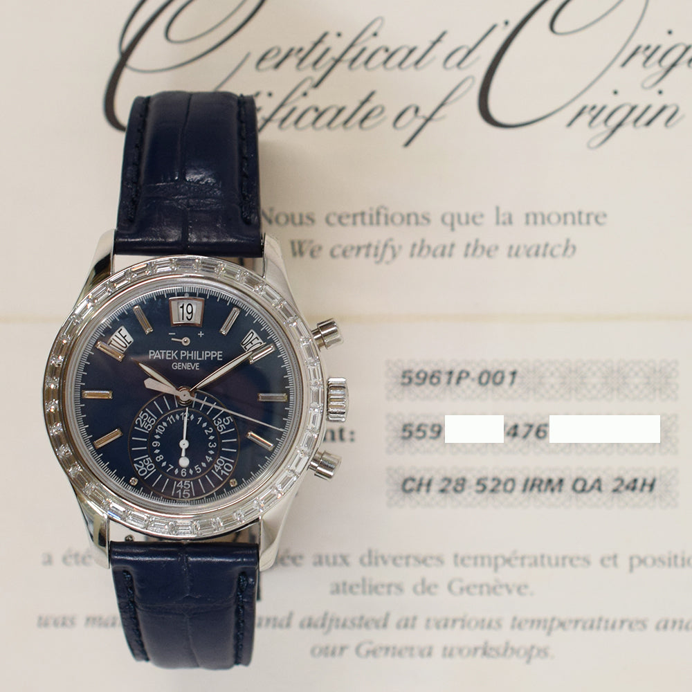 Annual Calendar Flyback Chronograph selfwinding 40.5mm Platinum 5961P-001
