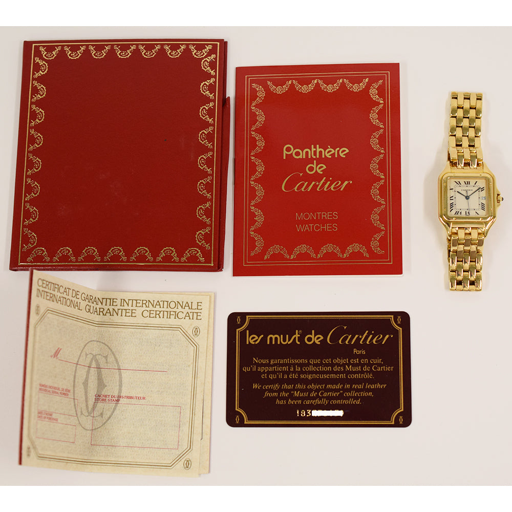 Tank Française Medium 28mm Yellow Gold Quartz W25014B9