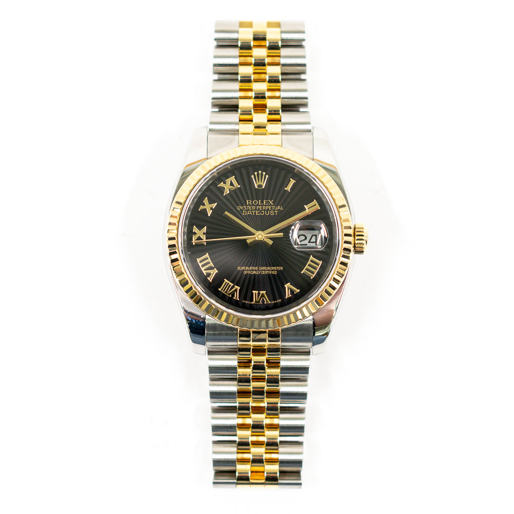 Datejust 36mm Steel and Yellow Gold 116233