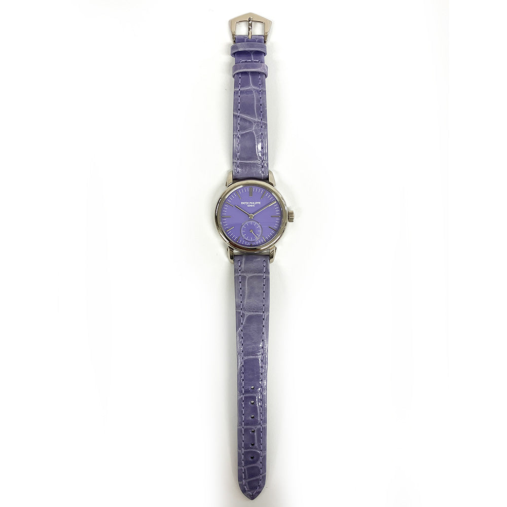 Calatrava White Gold Matching Pair "Tokyo Limited Edition": 36mm Light Blue + 31mm Lilac 6127G-010 & 7127G-010