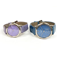 Calatrava White Gold Matching Pair "Tokyo Limited Edition": 36mm Light Blue + 31mm Lilac 6127G-010 & 7127G-010
