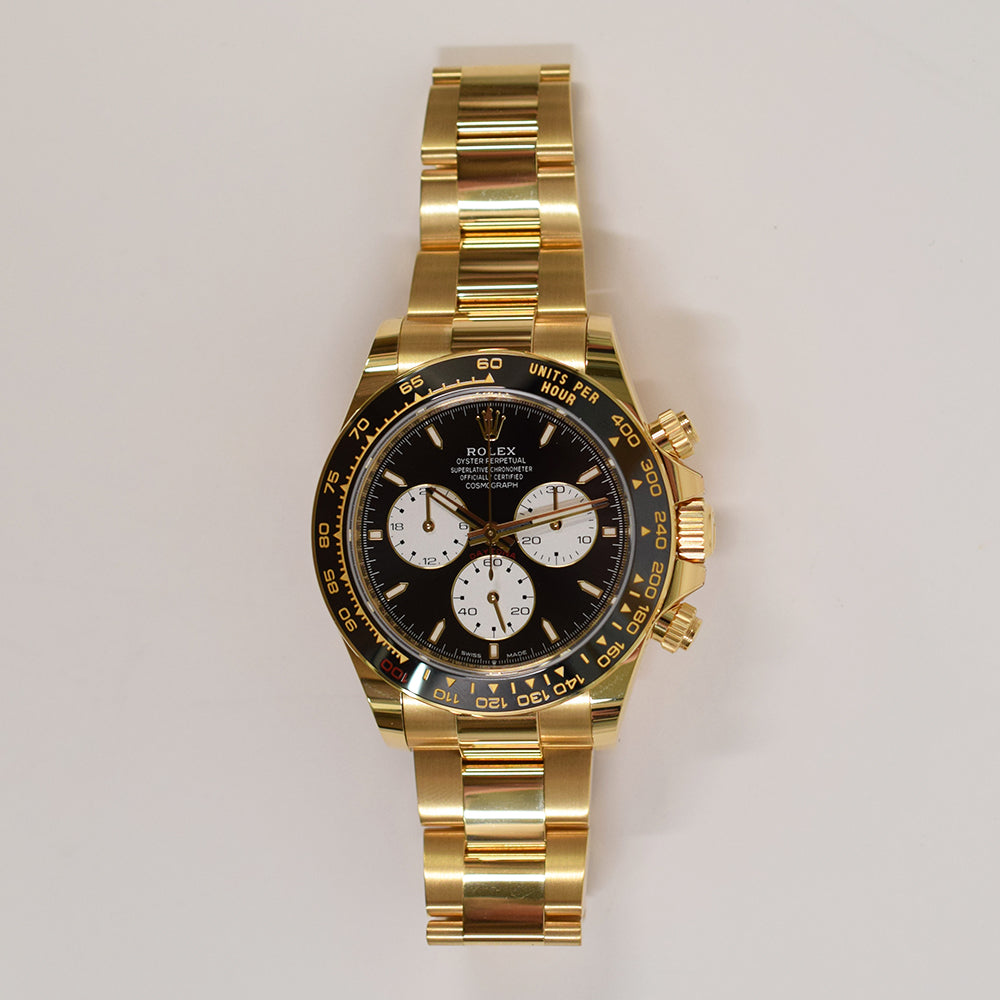 Daytona Yellow Gold Black Cerachrom Bezel "Le Mans" 126528LN