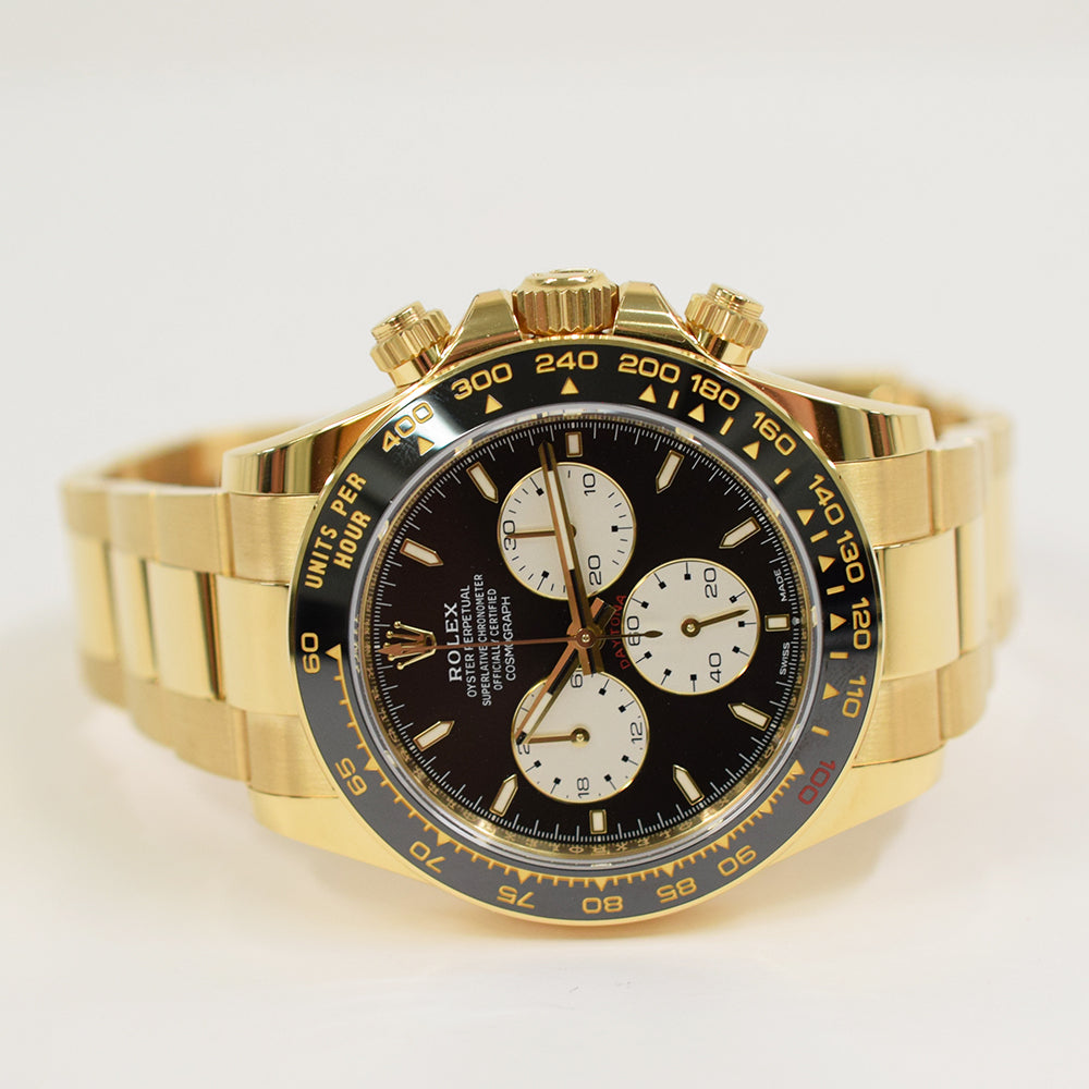 Daytona Yellow Gold Black Cerachrom Bezel "Le Mans" 126528LN