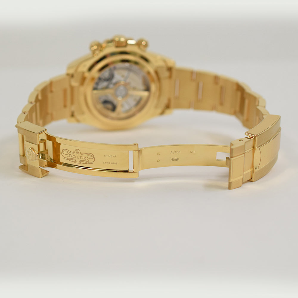 Daytona Yellow Gold Black Cerachrom Bezel 