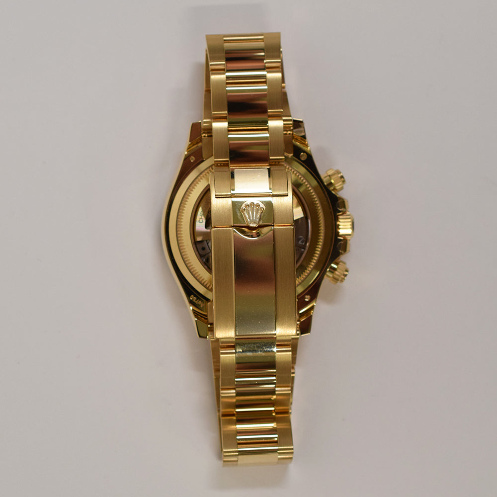 Daytona Yellow Gold Black Cerachrom Bezel 