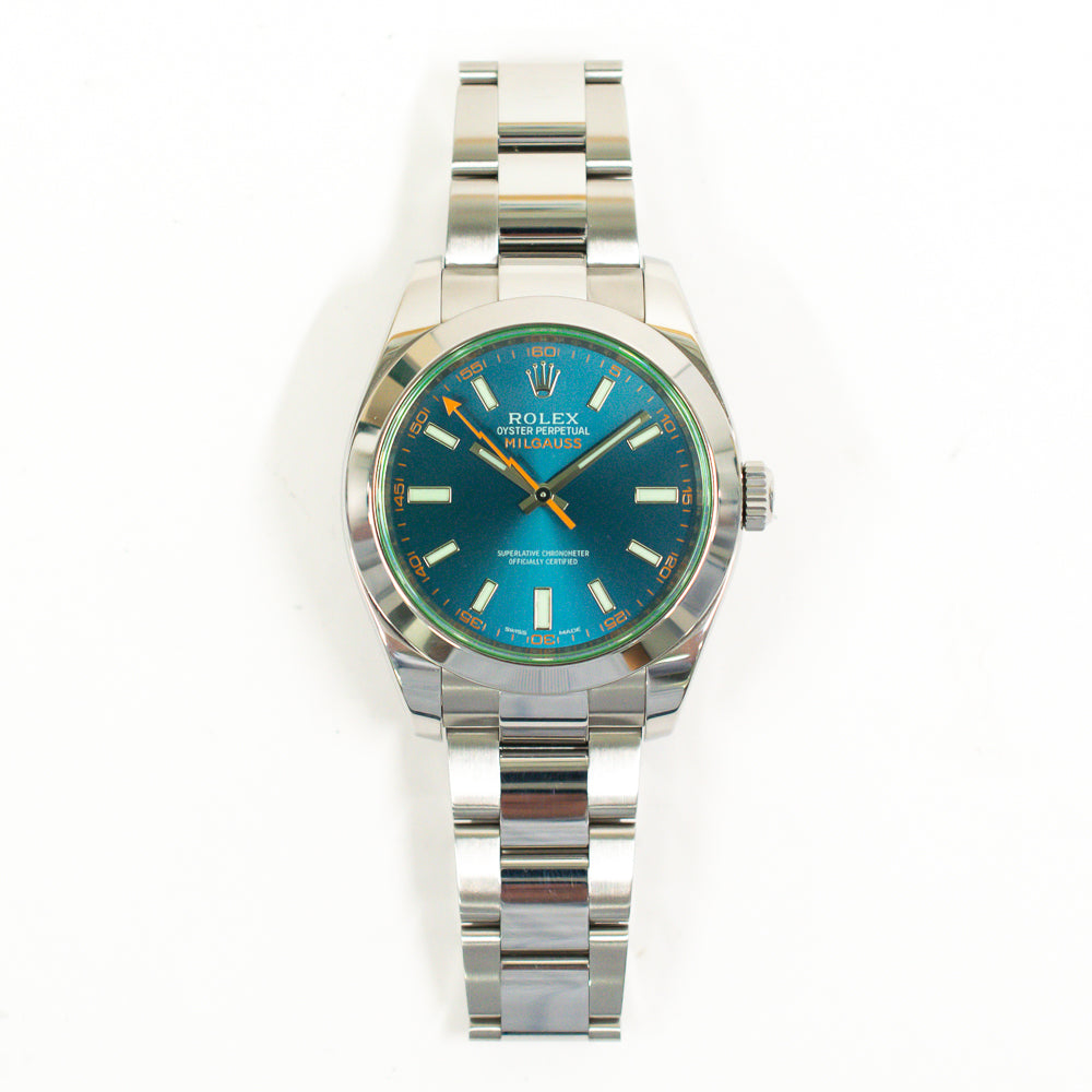 Milgauss Green Crystal 116400GV