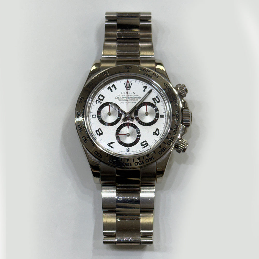 Daytona White Gold 116509