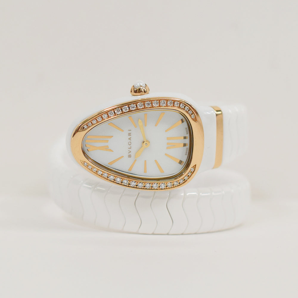 Pasha de Cartier 35mm 18kt White Gold Diamond-set Bezel selfwinding SPC35WG