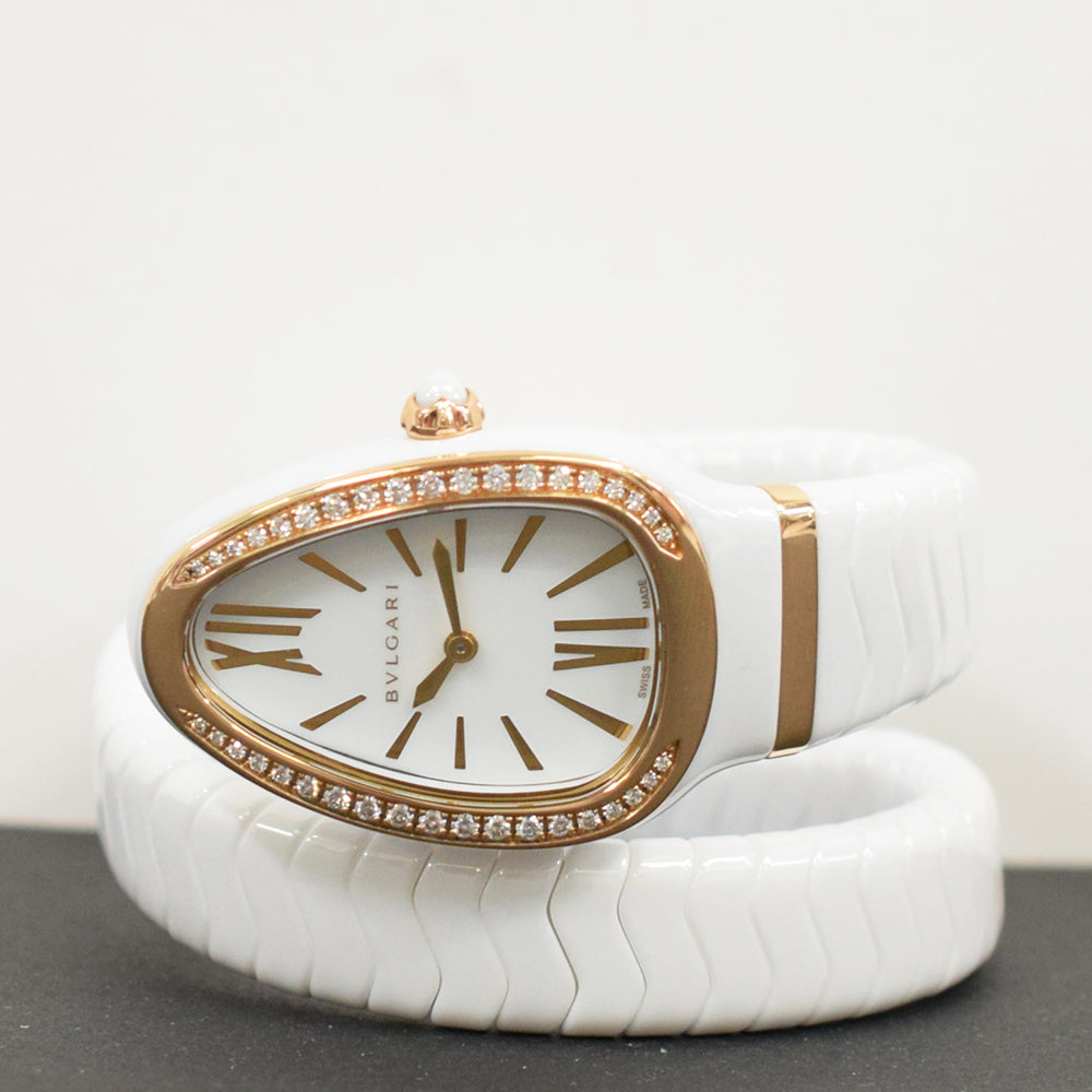 Pasha de Cartier 35mm 18kt White Gold Diamond-set Bezel selfwinding SPC35WG