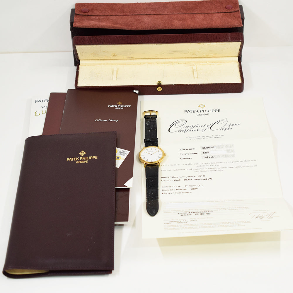 Calatrava 35mm Yellow Gold 5120J-001