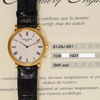 Calatrava 35mm Yellow Gold 5120J-001