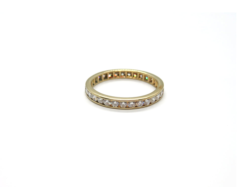 14K Yellow Gold Diamond Eternity Band (1.00cttw)