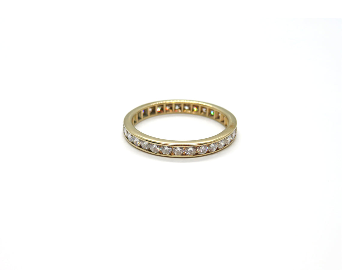 14K Yellow Gold Diamond Eternity Band (1.00cttw)