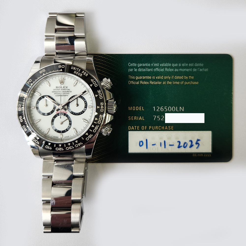 Daytona Steel Ceramic Bezel 126500LN