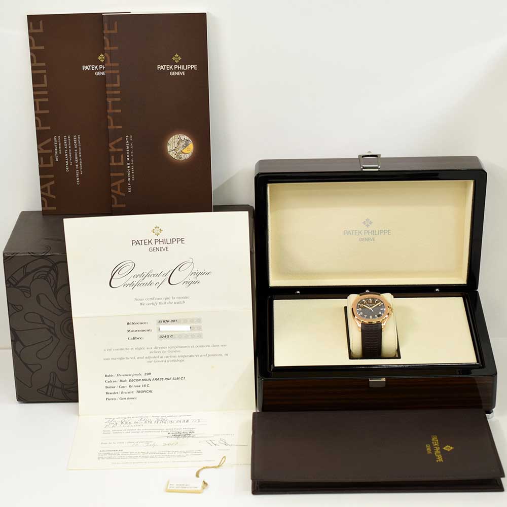 Aquanaut 42.2mm Rose Gold selfwinding 5167R-001