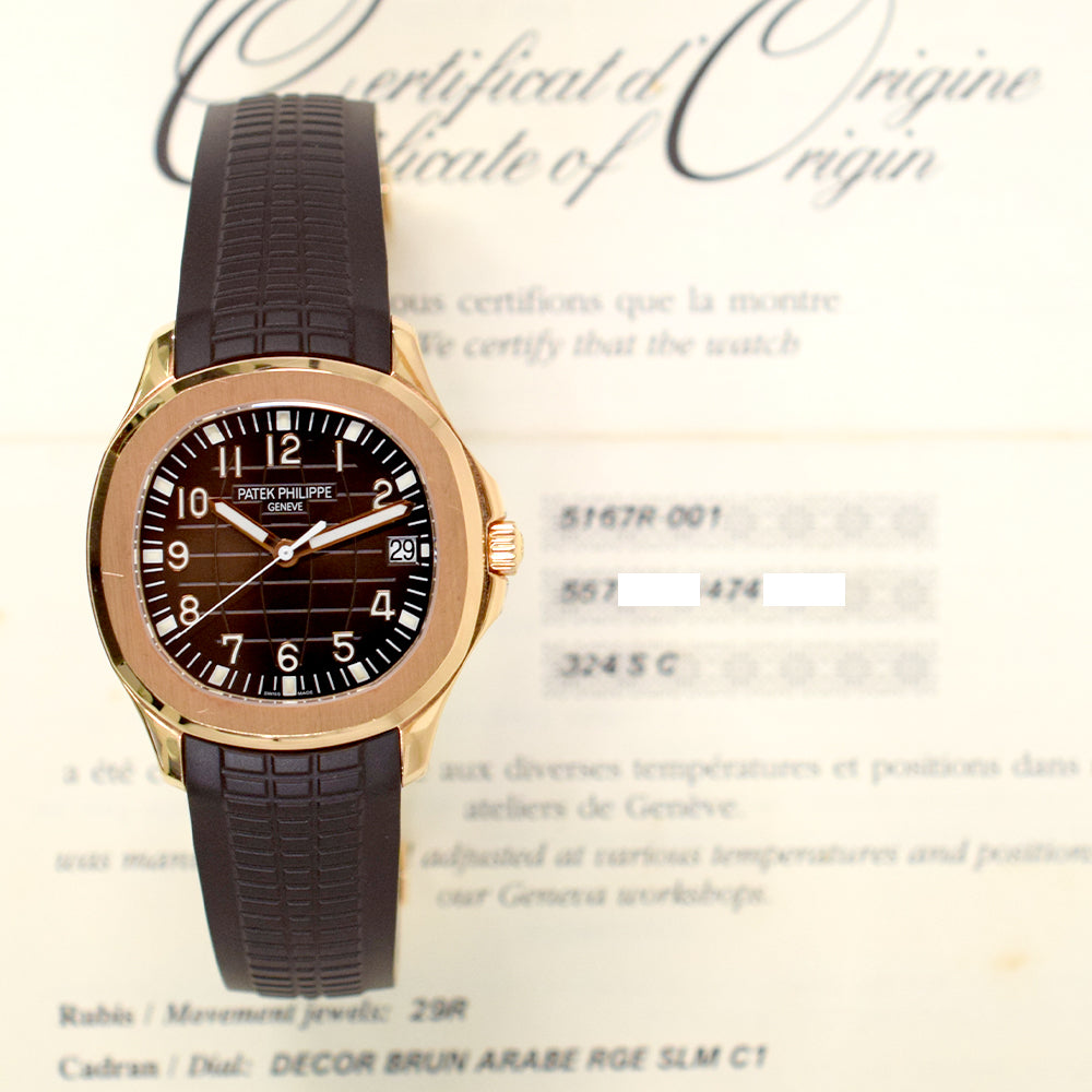 Aquanaut 42.2mm Rose Gold selfwinding 5167R-001