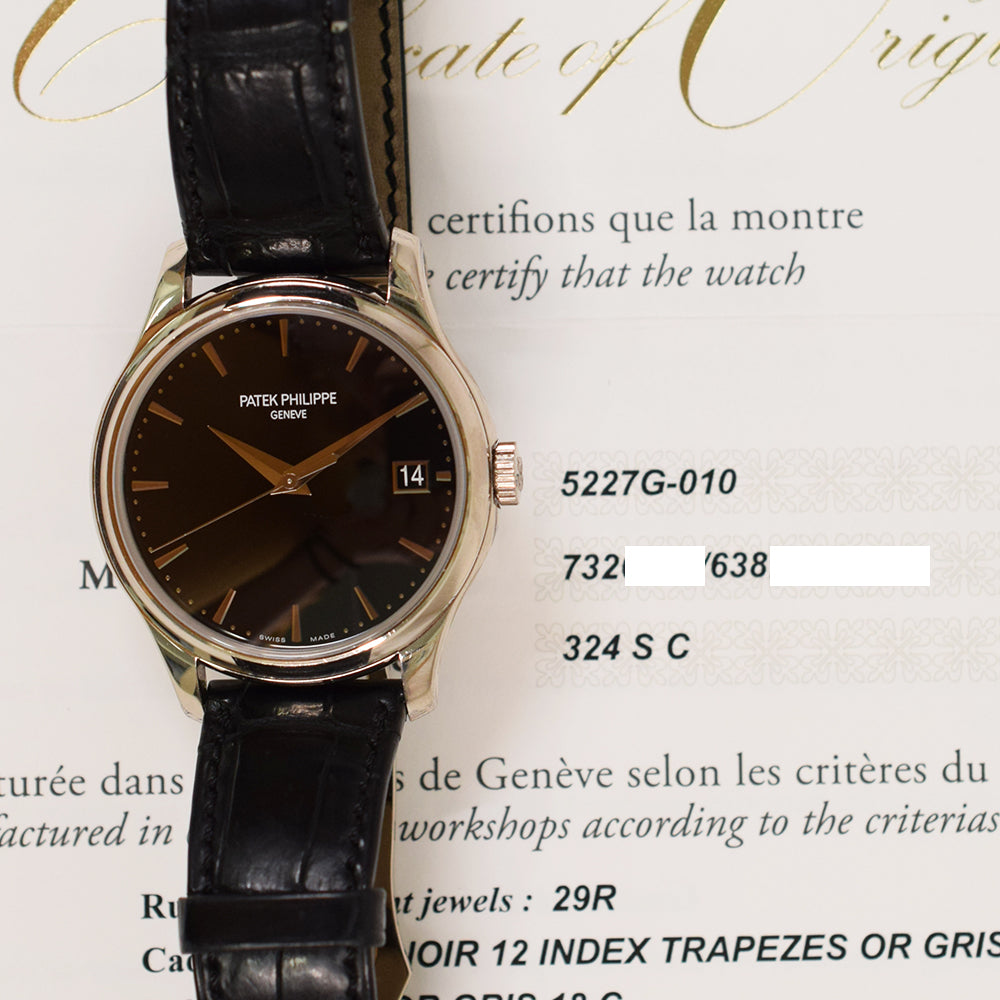 Calatrava 39mm White Gold 5227G-010