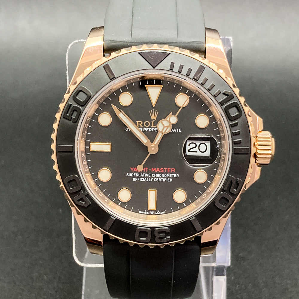 Yacht-Master 40mm Rose Gold on Strap 126655