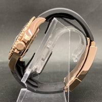 Yacht-Master 40mm Rose Gold on Strap 126655