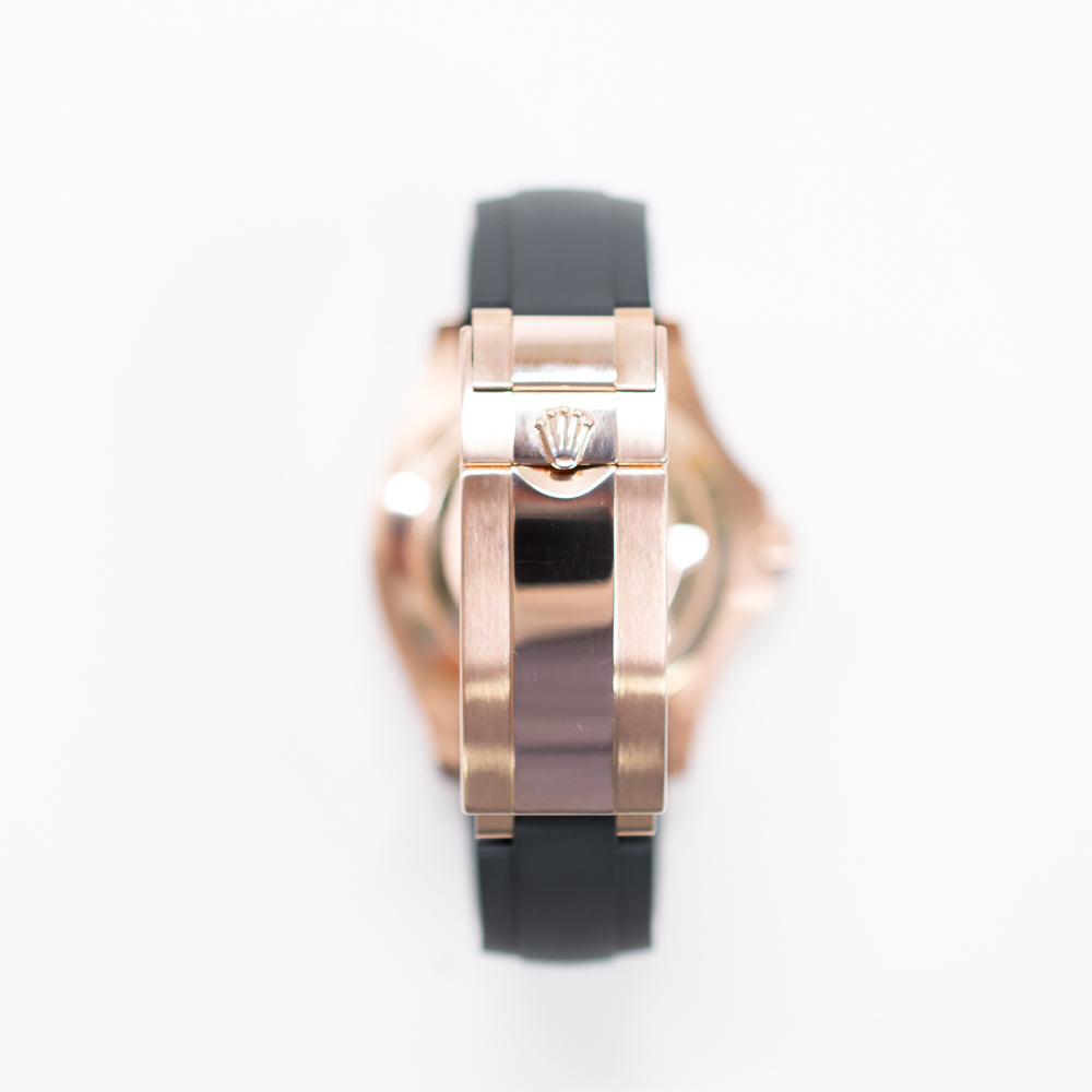 Yacht-Master 40mm Rose Gold on Strap 126655