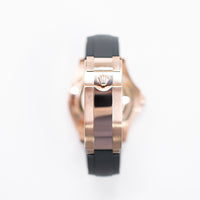 Yacht-Master 40mm Rose Gold on Strap 126655
