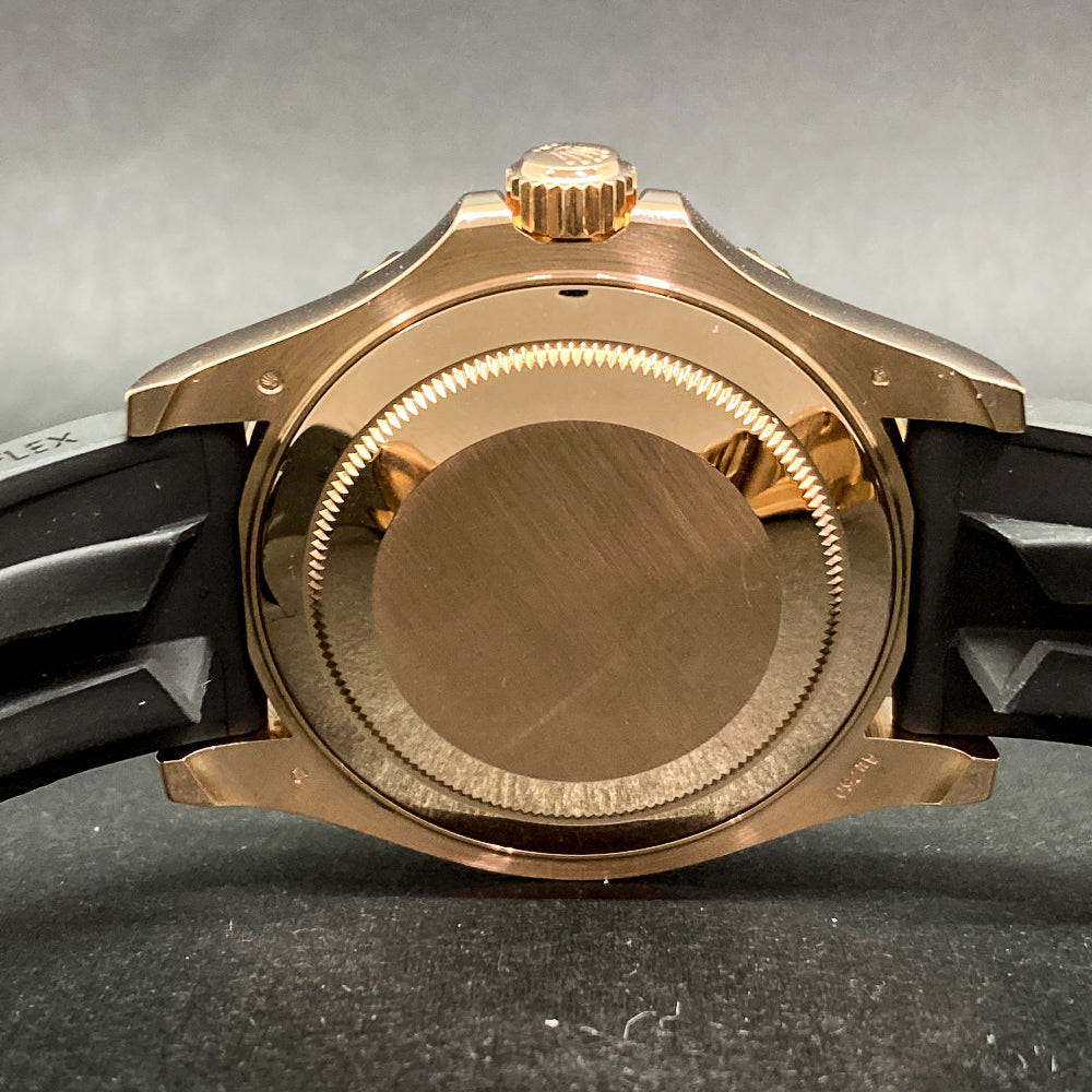 Yacht-Master 40mm Rose Gold on Strap 126655