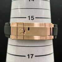 Yacht-Master 40mm Rose Gold on Strap 126655