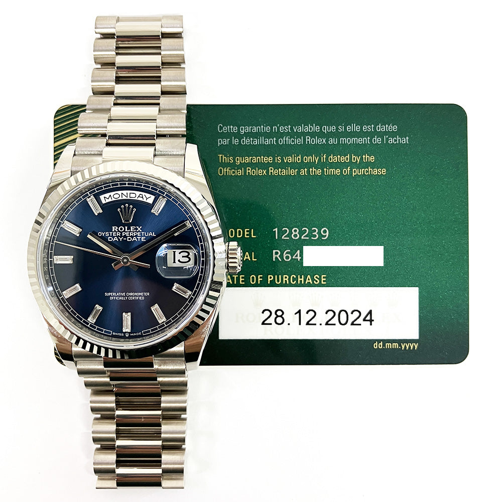 Day-Date 36mm White Gold 128239