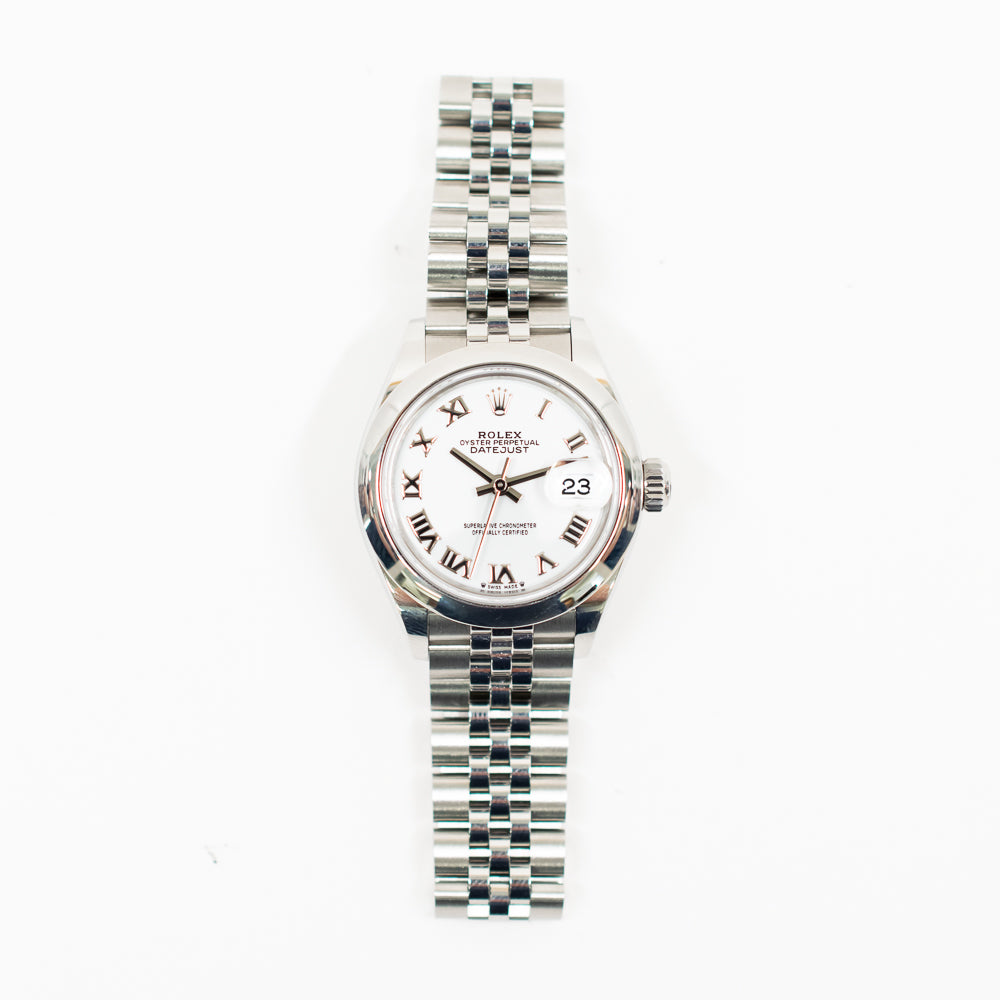 Datejust 28mm Domed Bezel Steel 279160