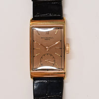 Vintage Art Deco 36mm x 21mm Rose Gold 1442R