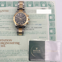 Daytona Steel and Yellow Gold 116523