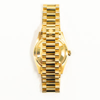 Day-Date 36mm Diamond Bezel Yellow Gold 128398TBR