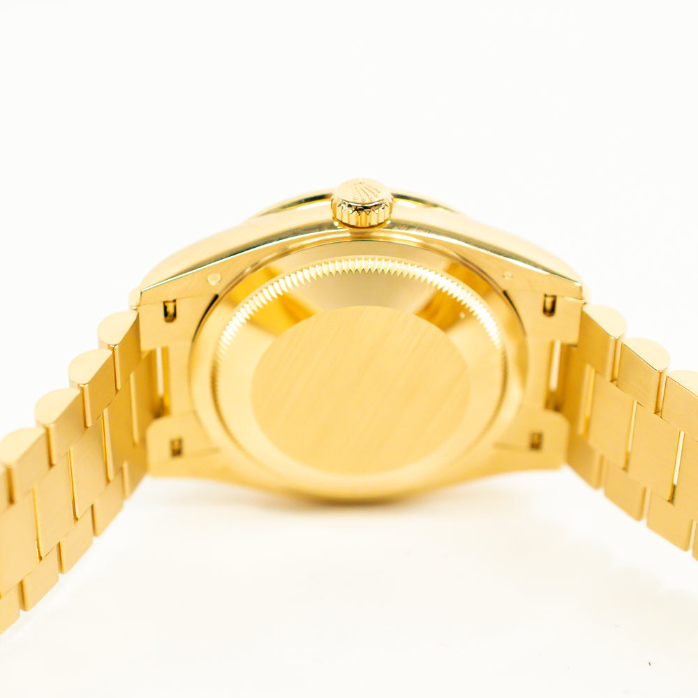 Day-Date 36mm Diamond Bezel Yellow Gold 128398TBR