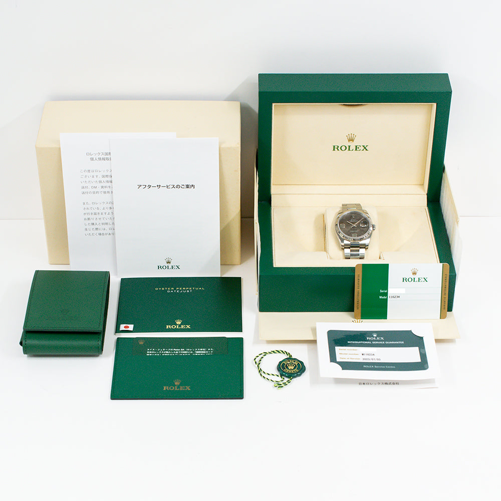 Datejust 36mm Steel and White Gold 116234