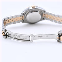 Datejust 28mm Diamond Bezel Steel and Rose Gold 279381RBR