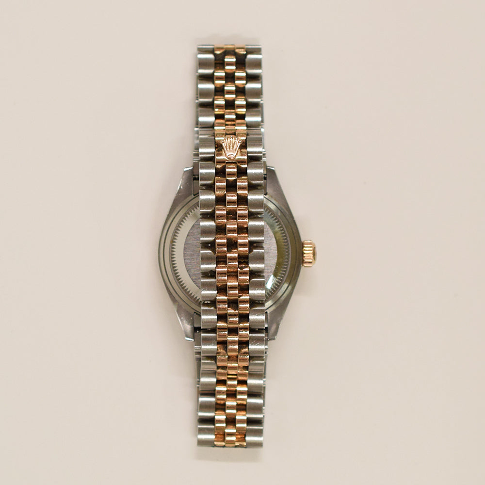 Datejust 28mm Diamond Bezel Steel and Rose Gold 279381RBR