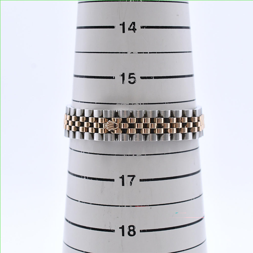 Datejust 28mm Diamond Bezel Steel and Rose Gold 279381RBR