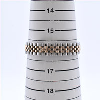 Datejust 28mm Diamond Bezel Steel and Rose Gold 279381RBR