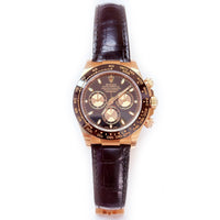 Daytona Rose Gold with Leather Strap 116515LN