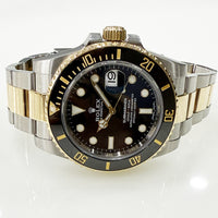 Submariner Date 40mm Black Bezel Steel and Yellow Gold 116613LN