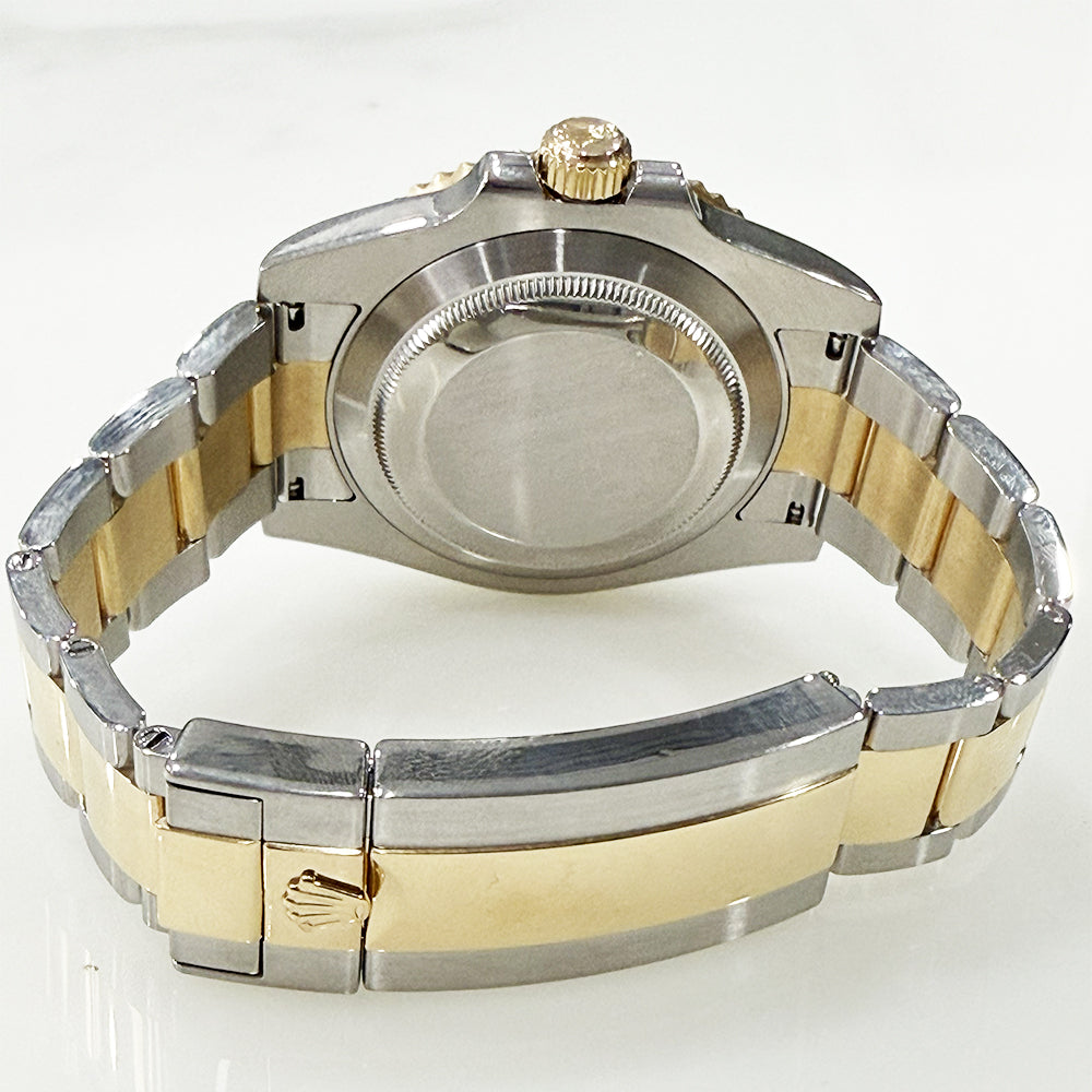 Submariner Date 40mm Black Bezel Steel and Yellow Gold 116613LN