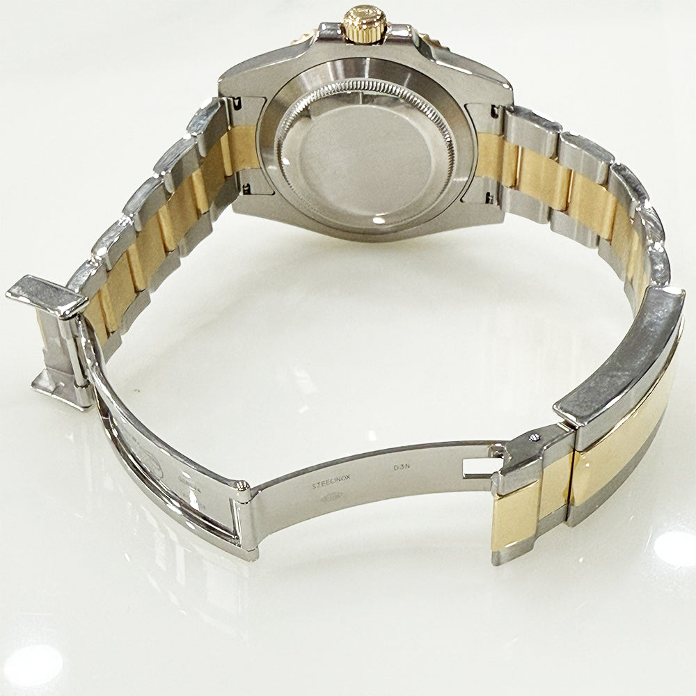 Submariner Date 40mm Black Bezel Steel and Yellow Gold 116613LN