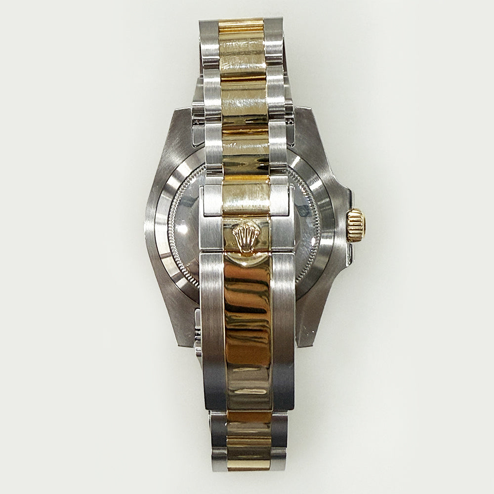 Submariner Date 40mm Black Bezel Steel and Yellow Gold 116613LN