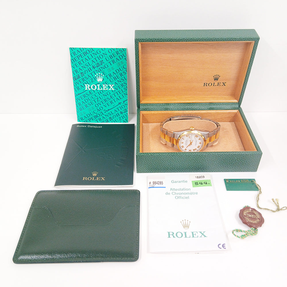 Datejust 36mm Steel and Yellow Gold 16203