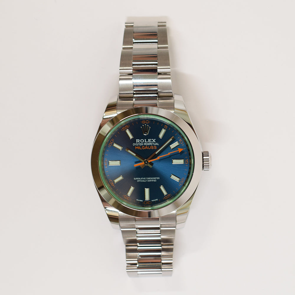 Milgauss Green Crystal 116400GV