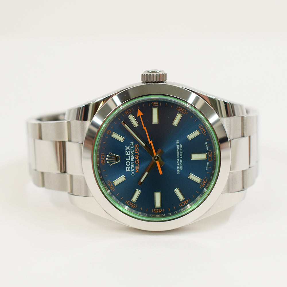 Milgauss Green Crystal 116400GV