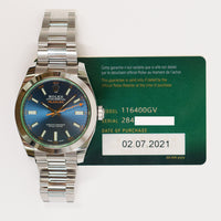 Milgauss Green Crystal 116400GV