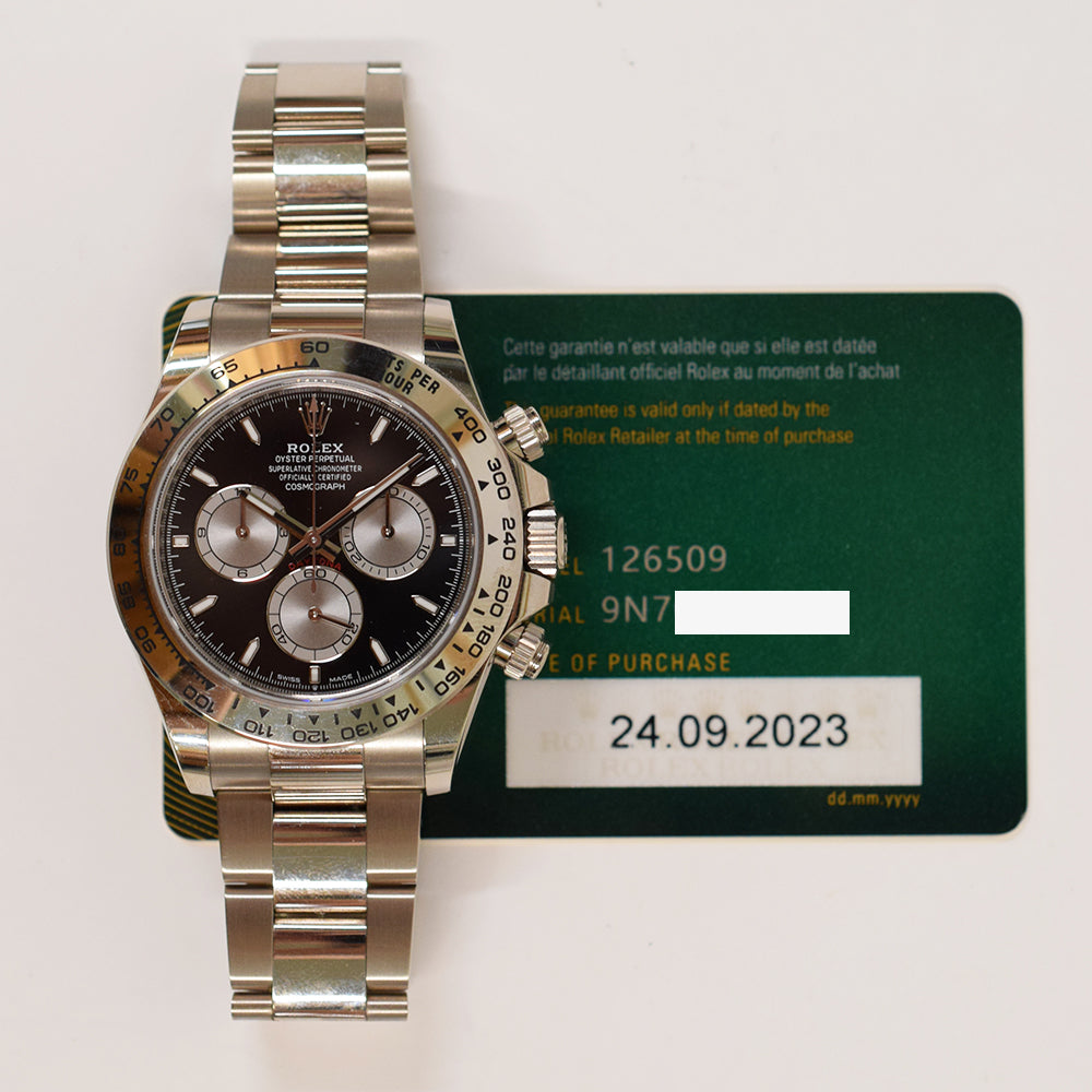 Daytona White Gold 126509