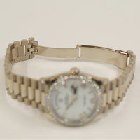 Day-Date 36mm Diamond Bezel Diamond Dial White Gold 128349RBR