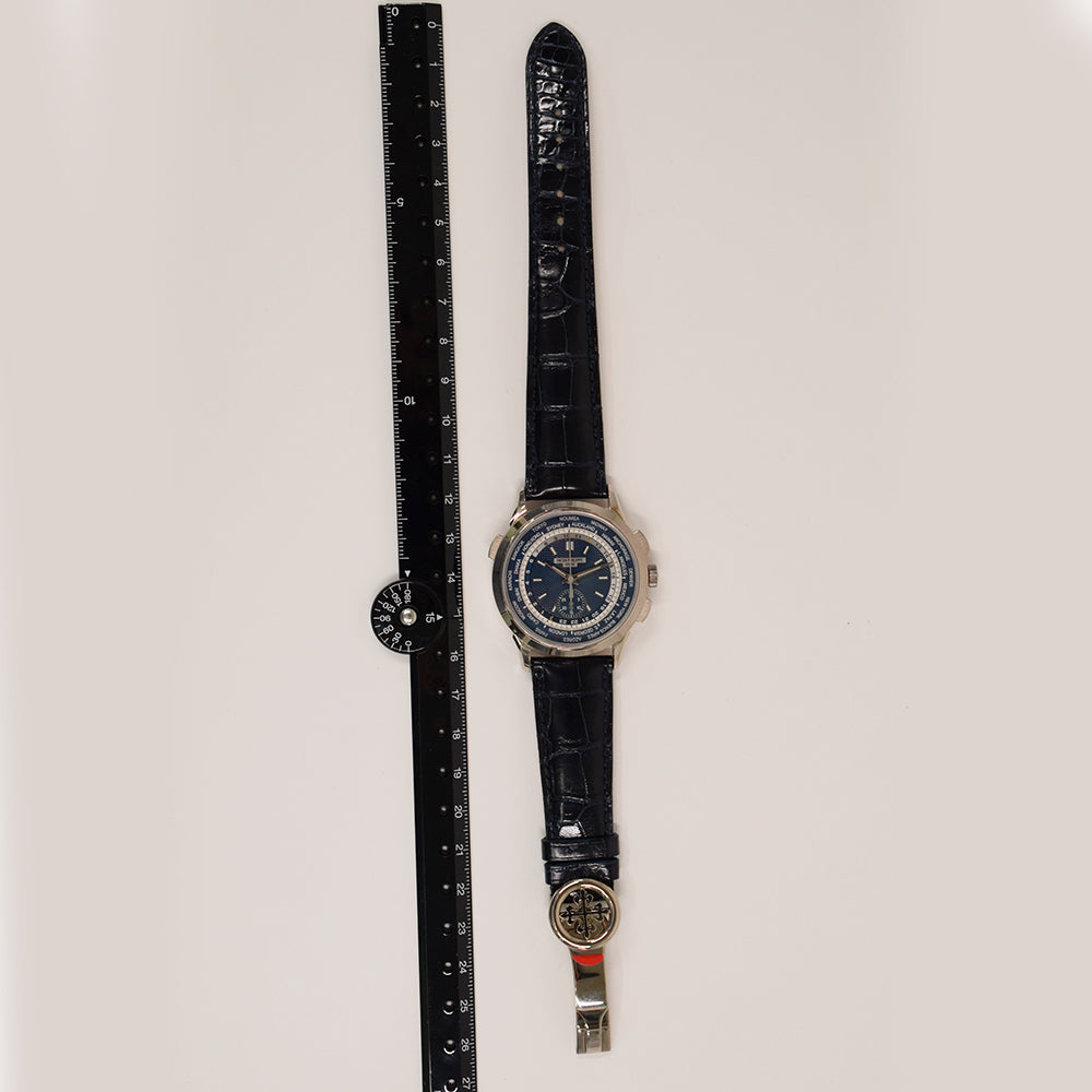World Time 39.5mm Flyback Chronograph - White Gold 5930G-001
